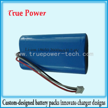 Rechargeable Battery Packs 7.4V 2600mAh 18650